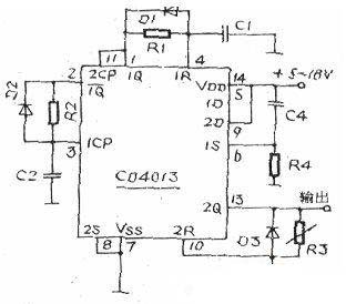 Pulse wave generator with adjustable duty cycle