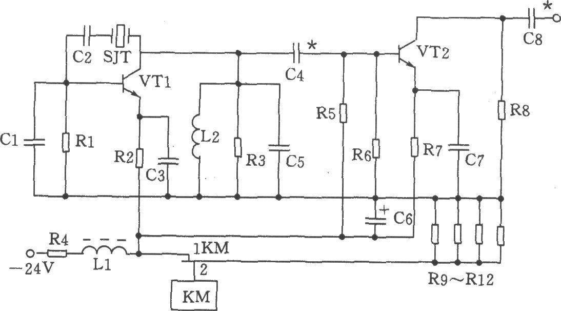 70MHz parallel crystal oscillator