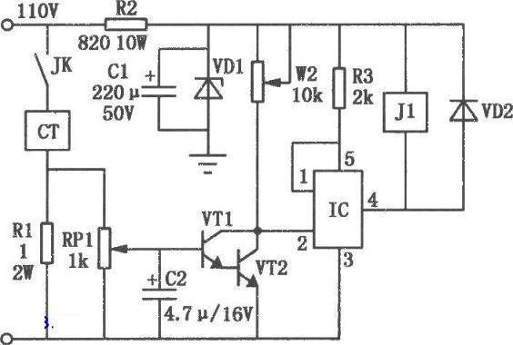 Steam iron automatic protection circuit