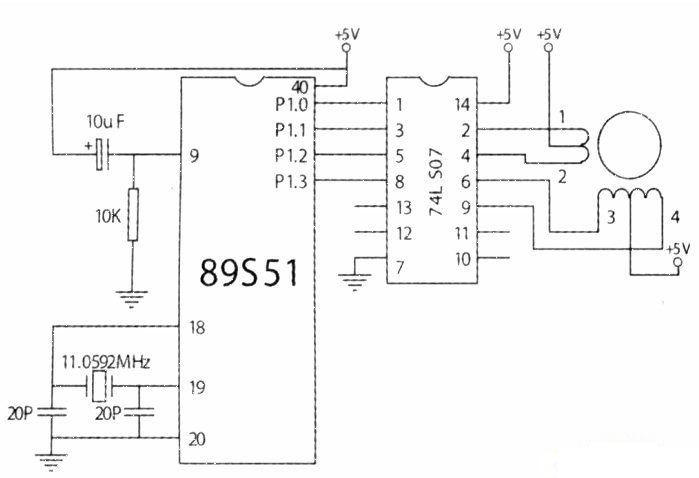 Controlling stepper motors with wireless remote control transceiver and PE-51 board