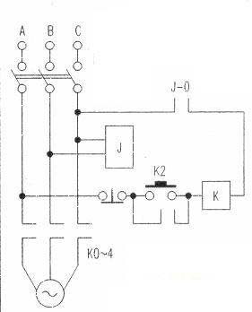 Simple three-phase motor phase loss protection circuit