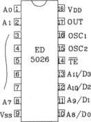 ED5026/5027 constitutes infrared remote control encoding and decoding circuit diagram