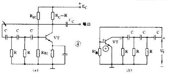 Two common RC oscillator circuits