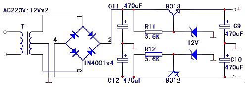 Electronic Manufacturing World--Dual Power Supply Voltage Stabilizer Circuit