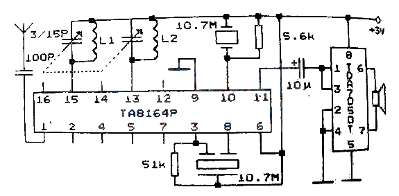 TA8164P FM Radio