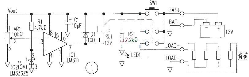 Battery over-discharge protection circuit