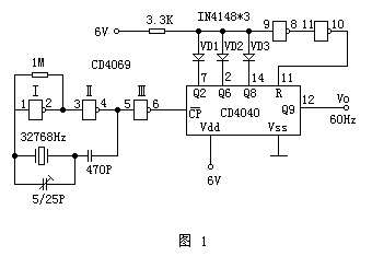 60Hz time base signal generating circuit