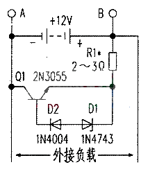 Simple battery charging protection circuit