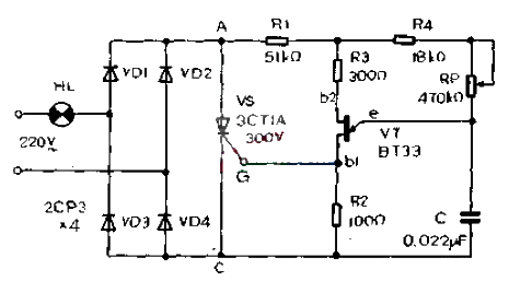 Electronic dimming circuit