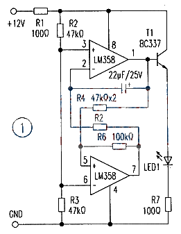 Homemade LED breathing light