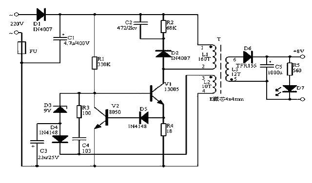 A simple and easy switching power supply