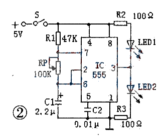 Make a simple LED flashing light