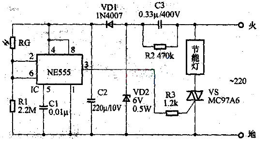 Production of energy-saving light-controlled switch circuit