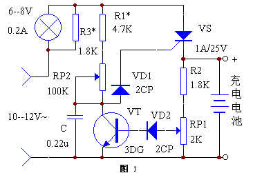 SCR automatic constant current charger