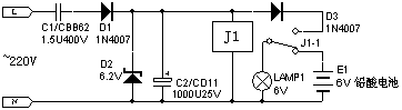 Automatic lighting during power outage