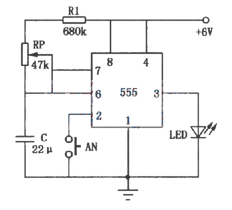 60 seconds timing circuit diagram