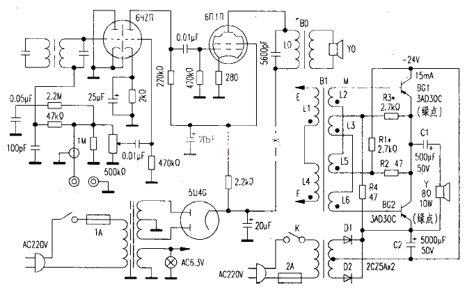 3AD30C gallstone amplifier