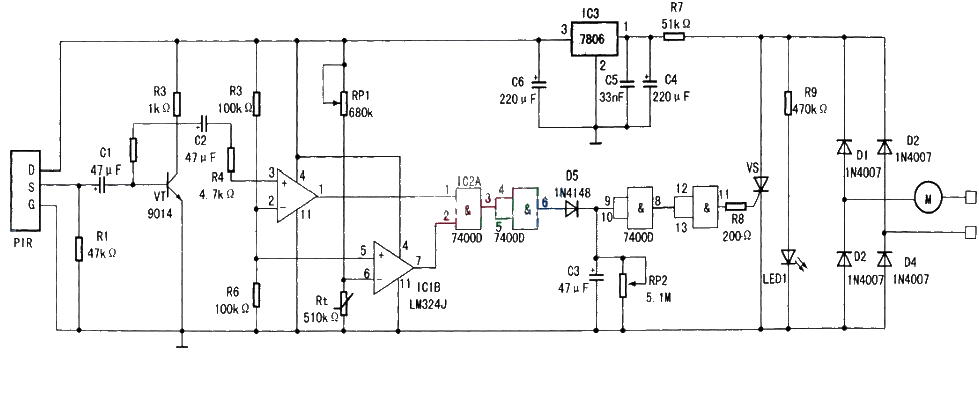 Classroom fan automatic controller