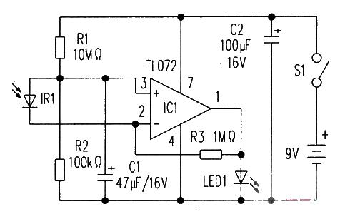 Simple infrared detector