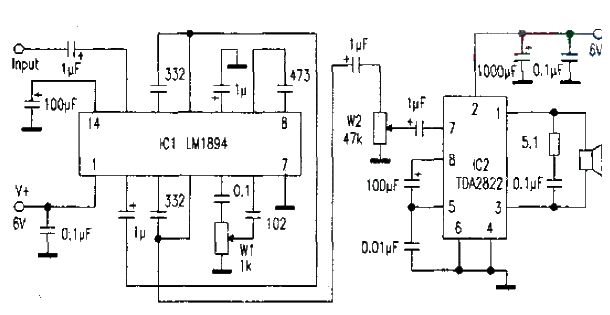 Homemade active speaker for radio with noise reduction function