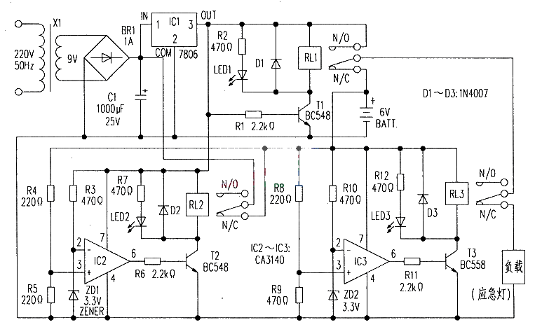 Lead-acid battery overcharge and over-discharge protection circuit