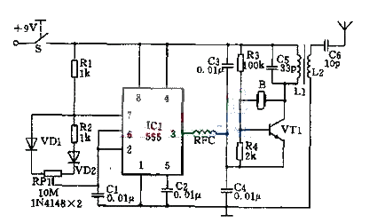 Production of wireless proportional remote control circuit