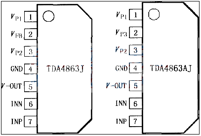 TDA4863J／4863AJ电视场扫描IC介绍