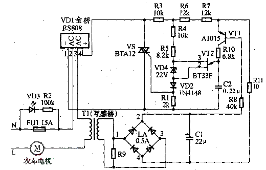 Sewing machine motor controller