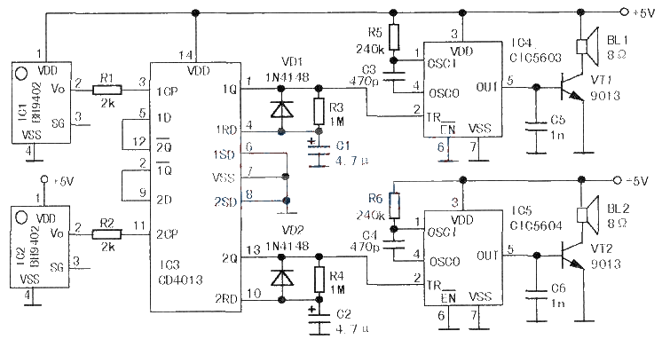 A practical automatic electronic welcome circuit