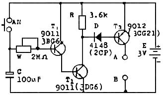 Simple timer circuit diagram