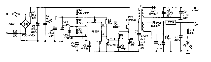 A novel and practical DC low voltage stabilized power supply