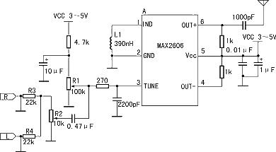 Using MAX2606 to make an FM transmitter