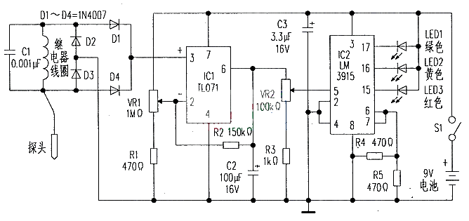 Leakage tester circuit diagram