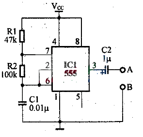 Using NE555 to make an audio signal generator