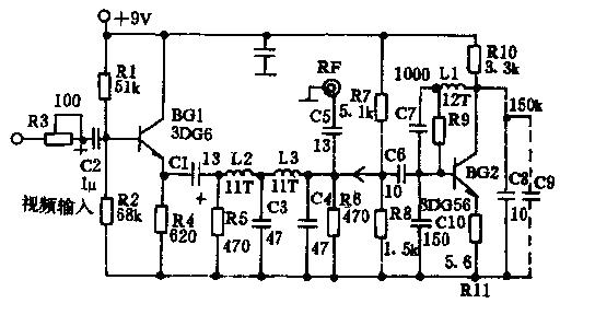 Homemade simple video signal RF modulator