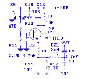 S9018单管超再生FM接收电路