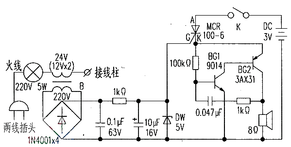 Wire leakage alarm