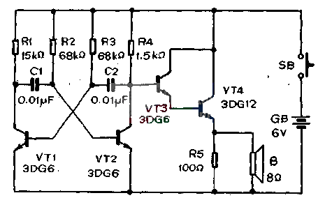 Electronic doorbell circuit