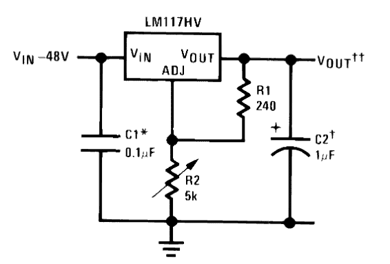 lm317恒流可调电路图图片