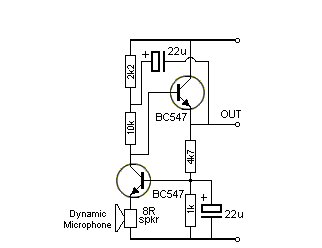 Micro speaker turned into active microphone