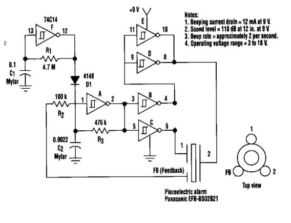 蜂鸣器电路图分析