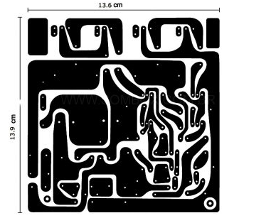 200W power amplifier PCB circuit board