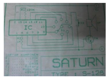 Share the circuit diagram of an eight-sound effect generator