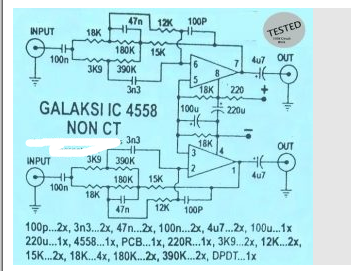 Share a GalaxyAudioBooster electronic circuit diagram