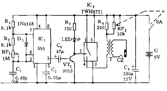 555 Simple<strong><strong>Electronic</strong></strong><strong><strong>Massager</strong></strong><strong><strong>Circuit Diagram</strong></strong>.jpg