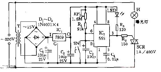 555 darkroom printing<strong><strong>Timing</strong></strong>Exposure<strong><strong>Circuit diagram</strong></strong>.jpg