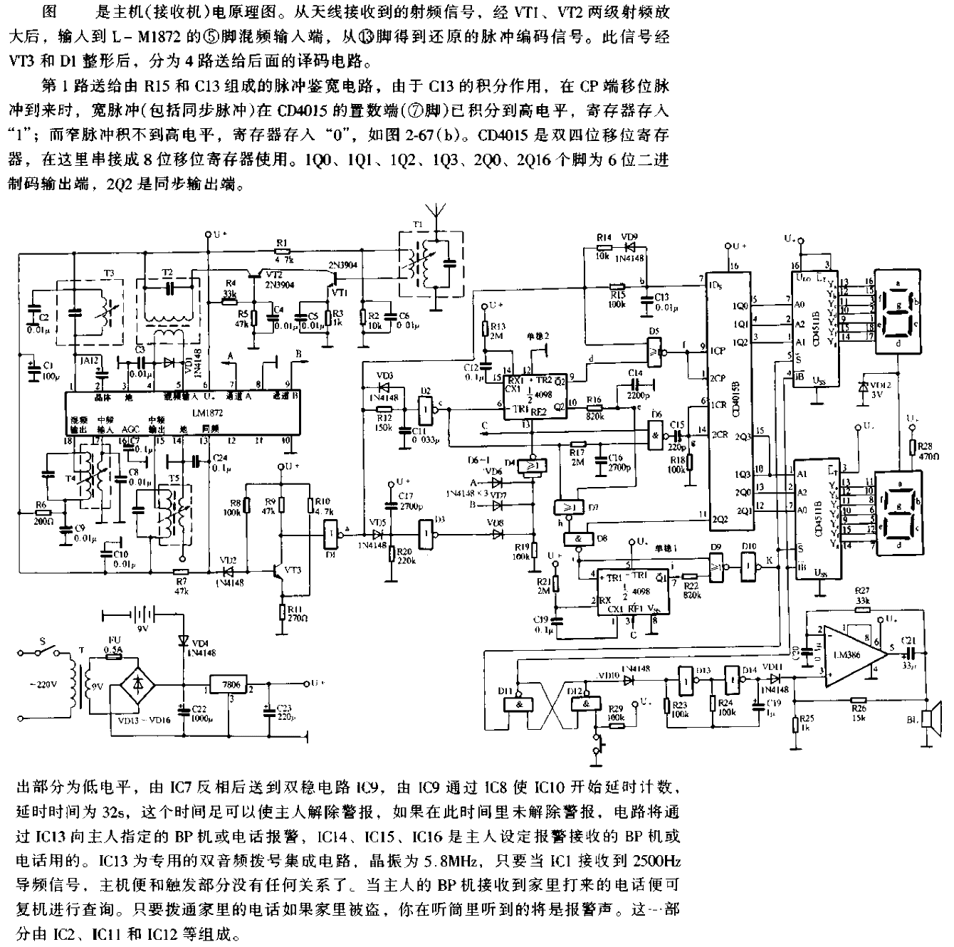 Multi-channel remote control<strong><strong>Alarm circuit</strong></strong>b.gif