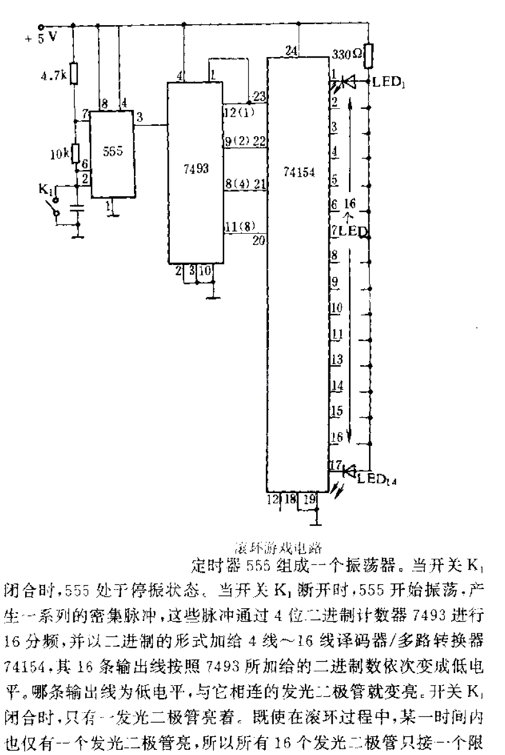 Rolling Ring Game Circuit