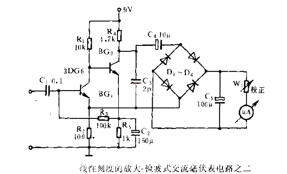 <strong>Detection</strong> type AC millivolt meter <strong>Circuit</strong> Part 2.gif