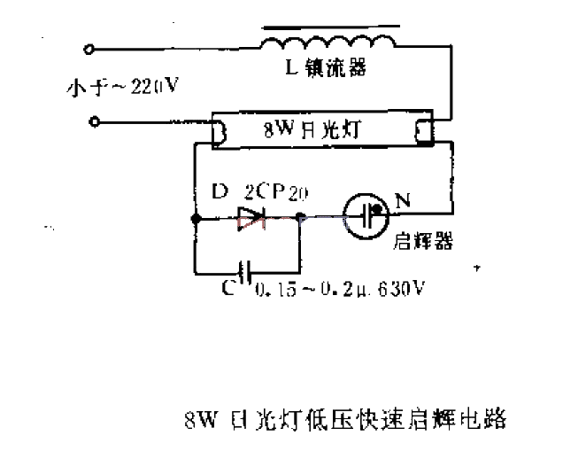 8W<strong>Fluorescent Lamp</strong><strong>Low Voltage</strong>Quick Start<strong>Circuit</strong> .gif